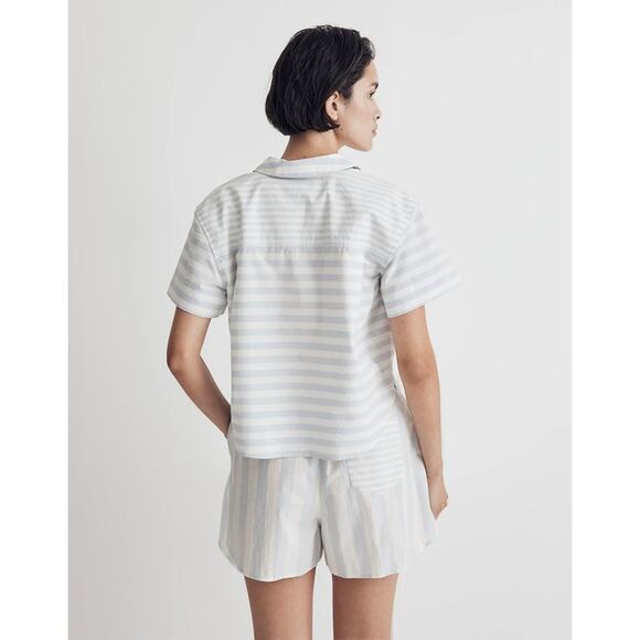 NWT Madewell Y-Neck Button up Shirt Size XS - Picture 7 of 7